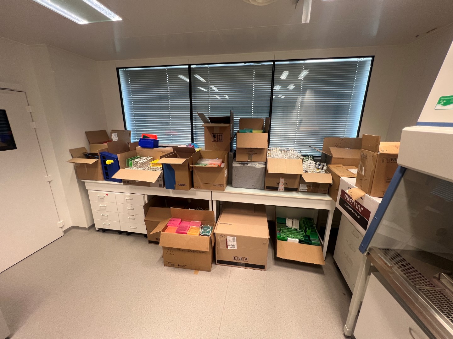 Large Collection of Laboratory Plasticware, Storage Accessories & Small Equipment